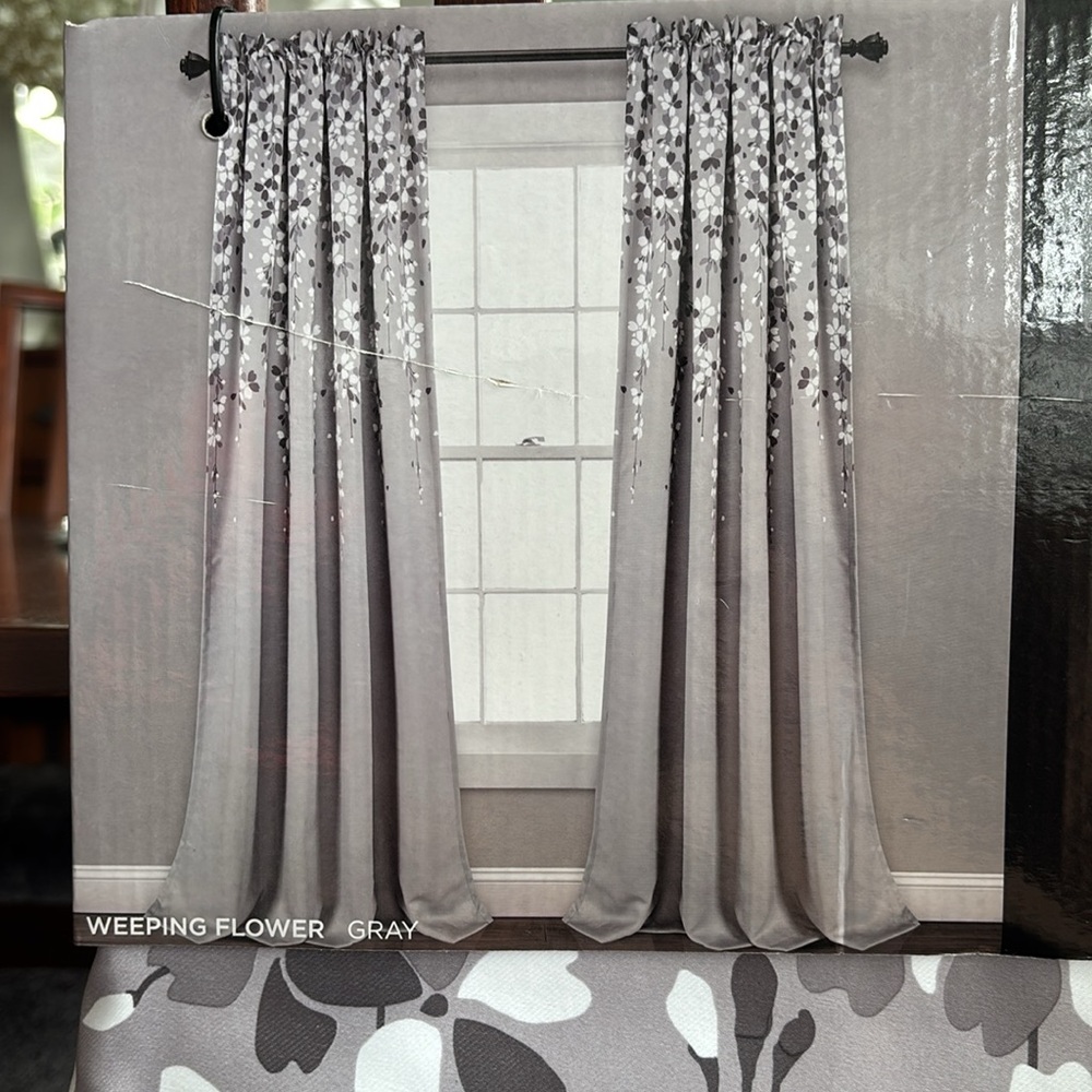 Half Moon 2 panel set room darkening,insulated, noise reduction,energy efficient